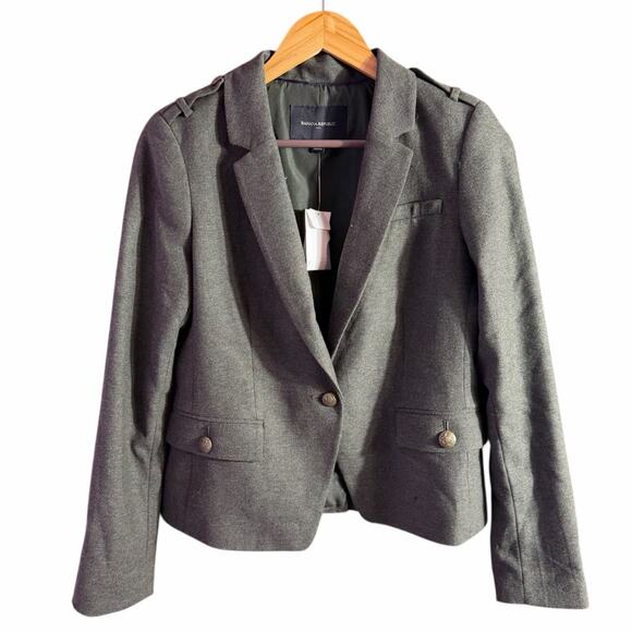 Banana Republic Factory Jackets & Blazers - NEW Banana Republic Factory Wool Blend Blazer Size 4